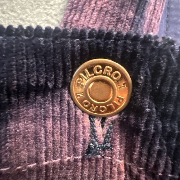 Anthropologie PILCRO Slim Corduroy Overalls Size 29 Purple Tie Dye Jumpsuit - Picture 16 of 16